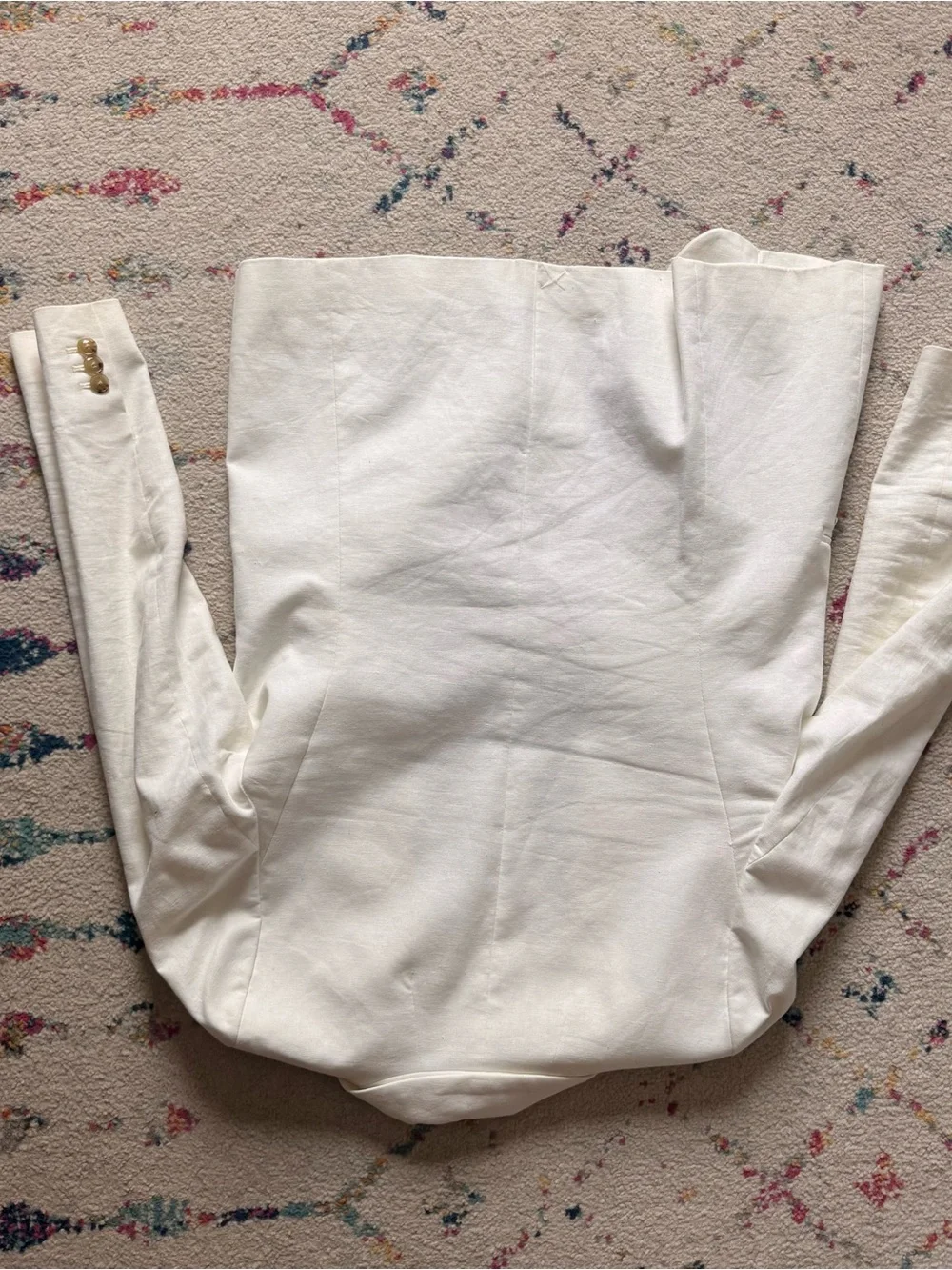 J. Crew Women's Ivory Tailored Single-Button Blazer